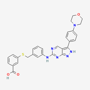Chemical structure of Myosin V-IN-1