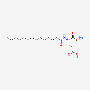 Chemical structure of Myristoyl glutamic acid sodium