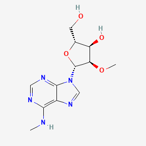 Chemical structure of N6,2′-O-Dimethyladenosine