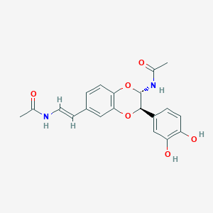 Chemical structure of N-Acetyldopamine dimer-2