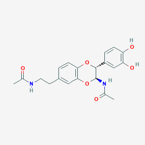 Chemical structure of N-Acetyldopamine dimer-3