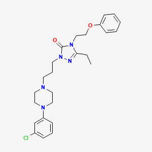 Chemical structure of Nefazodone