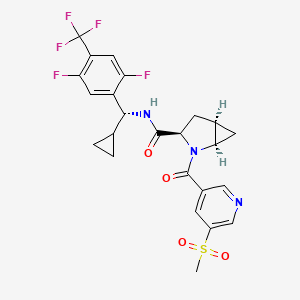 Chemical structure of Nelutroctiv