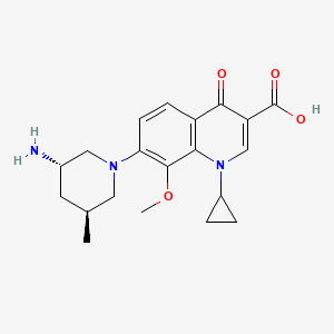 Chemical structure of Nemonoxacin