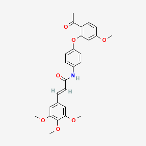 Chemical structure of NF-κB/MAPK-IN-1