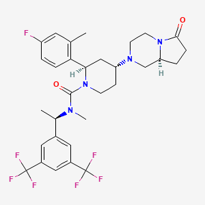 Chemical structure of NK1 receptor antagonist 2