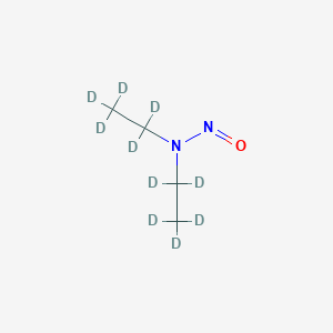 Chemical structure of N-Nitrosodiethylamine-d10