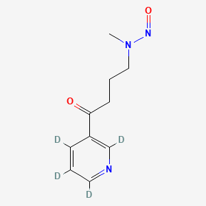Chemical structure of NNK-d4