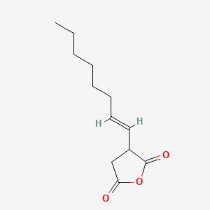 Chemical structure of Octenyl succinic anhydride