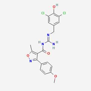 Chemical structure of O-Demethyl Lenvatinib hydrochloride
