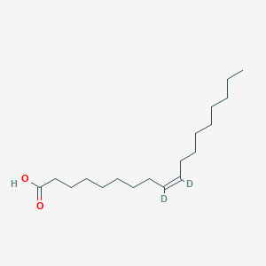 Chemical structure of Oleic acid-d2