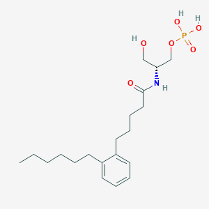 Chemical structure of ONO-0740556