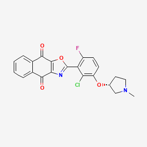 Chemical structure of OTUB1/USP8-IN-1