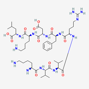 Chemical structure of OVA (55-62)