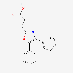 Chemical structure of Oxaprozin-d4