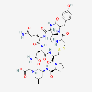 Chemical structure of Oxytocin free acid TFA