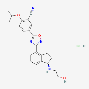 Chemical structure of Ozanimod hydrochloride