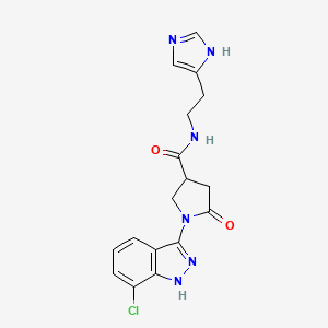 Chemical structure of PAC1R antagonist 1