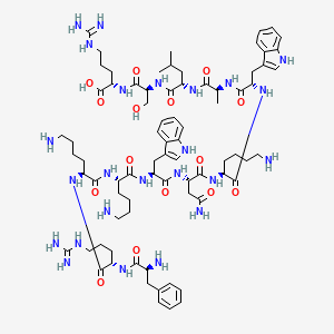 Chemical structure of PAMP-12 (unmodified)