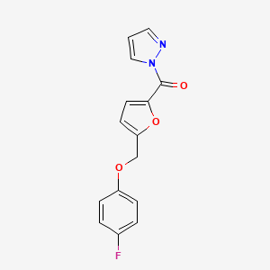 Chemical structure of PARP10/15-IN-2