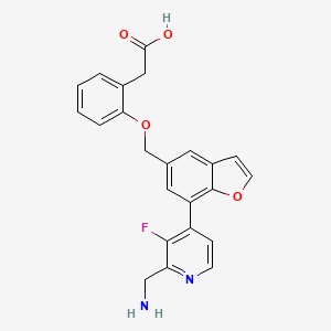 Chemical structure of Pelecopan