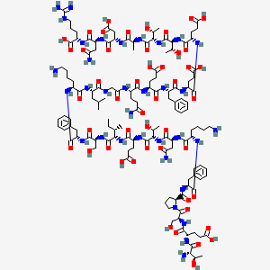 Chemical structure of Peripheral Myelin Protein P2 (53-78), bovine