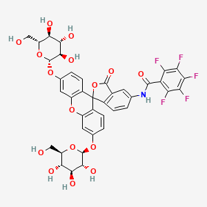 Chemical structure of PFB-FDGlu