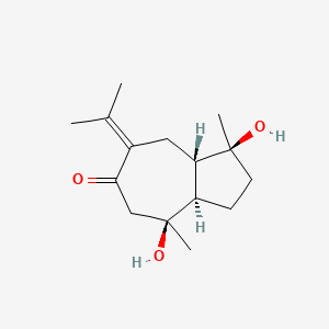 Chemical structure of Phaeocaulisin E