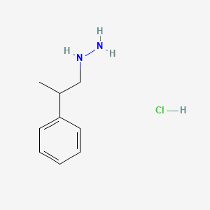 Chemical structure of Pheniprazine hydrochloride