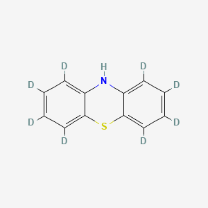 Chemical structure of Phenothiazine-d8