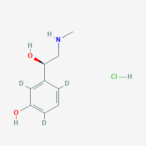 Chemical structure of (R)-(-)-Phenylephrine-2,4,6-D3 hcl