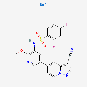 Chemical structure of PI3K/mTOR Inhibitor-13 sodium