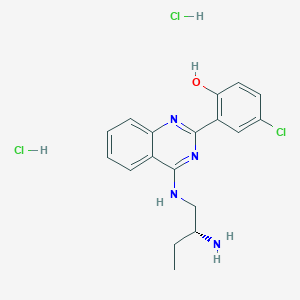 Chemical structure of PKD-IN-1 dihydrochloride