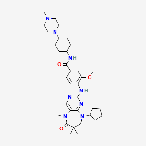 Chemical structure of Plogosertib