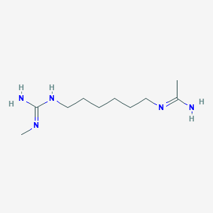 Chemical structure of Poly(hexamethylenebiguanide) hydrochloride