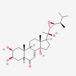 Chemical structure of Polyporusterone C