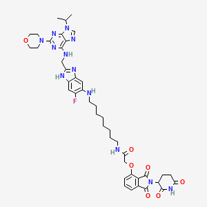 Chemical structure of PP-C8