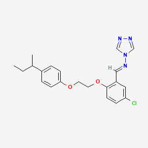 Chemical structure of PqsR/LasR-IN-2