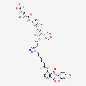Chemical structure of PROTAC CDK12/13 Degrader-1 TFA