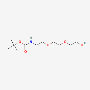 Chemical structure of Boc-NH-PEG3