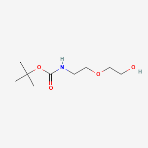 Chemical structure of Boc-NH-PEG2