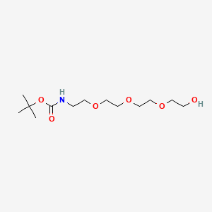 Chemical structure of Boc-NH-PEG4