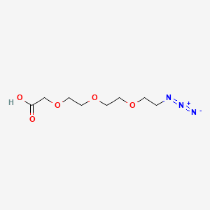 Chemical structure of N3-PEG3-CH2COOH