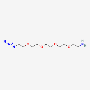 Chemical structure of N3-PEG4-C2-NH2