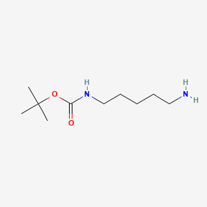 Chemical structure of NH2-C5-NH-Boc