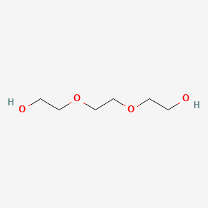 Chemical structure of Triethylene glycol