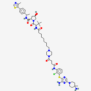 Chemical structure of SHP2-D26