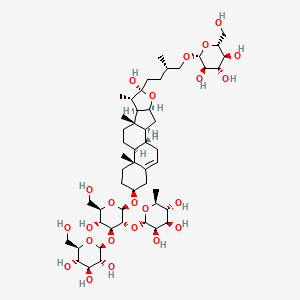 Chemical structure of Protoneogracillin