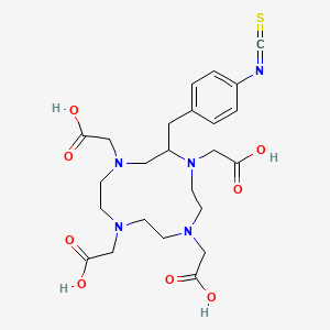 Chemical structure of p-SCN-Bn-DOTA