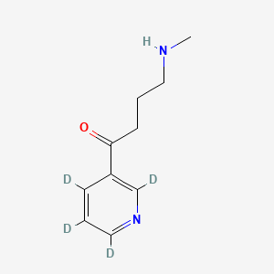 Chemical structure of Pseudooxynicotine-d4 hydrochloride
